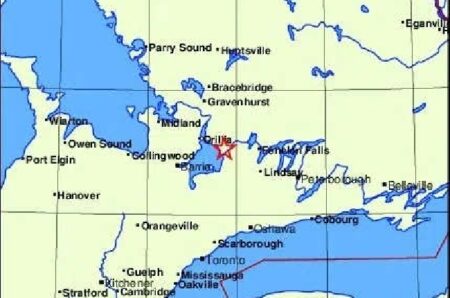Ontario Shaken by 3.7 Magnitude Quake Ontario Shaken by 3.7 Magnitude Quake