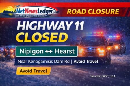 Fatal Crash Closes Highway 11 Near Geraldton Fatal Crash Closes Highway 11 Near Geraldton