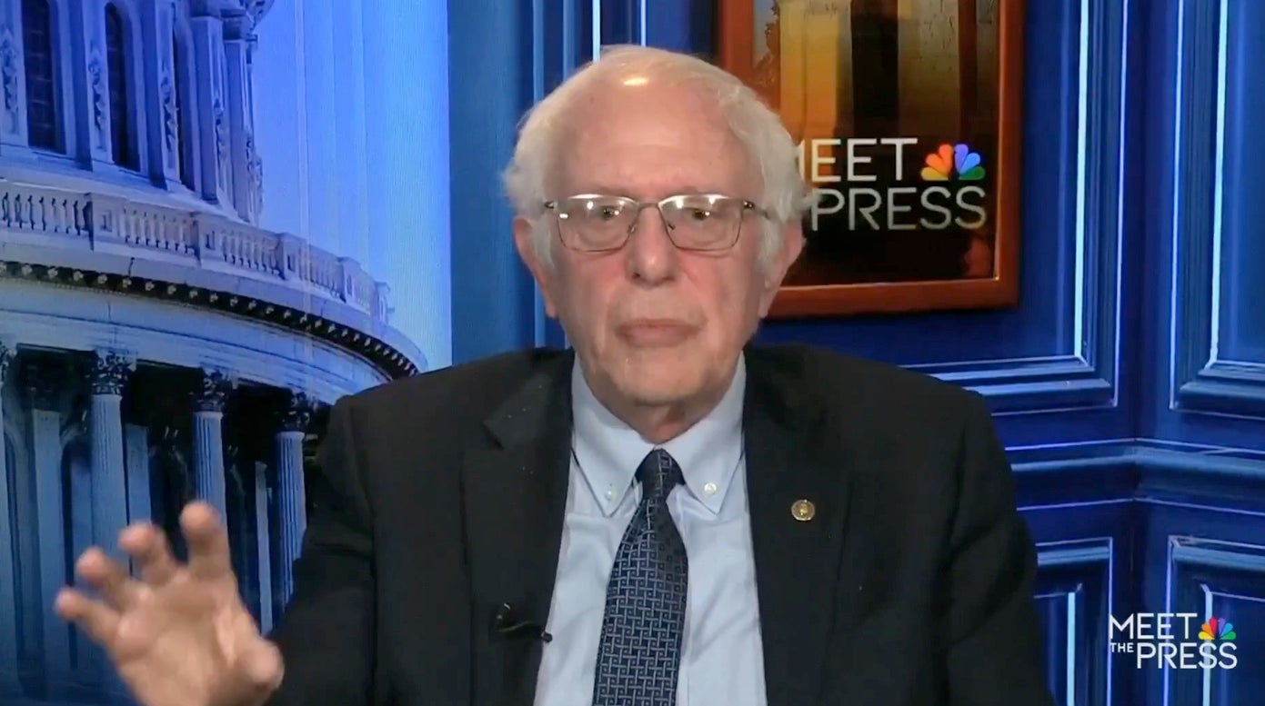 Bernie Sanders appeared on Meet the Press on Sunday where he doubled down on his remarks