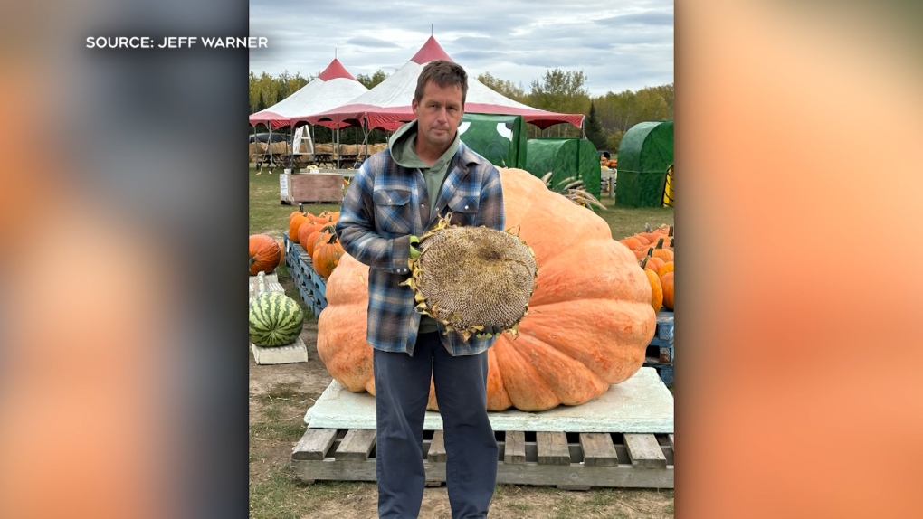 1731195537 233 Northern Ontario farmer breaks records with giant pumpkin