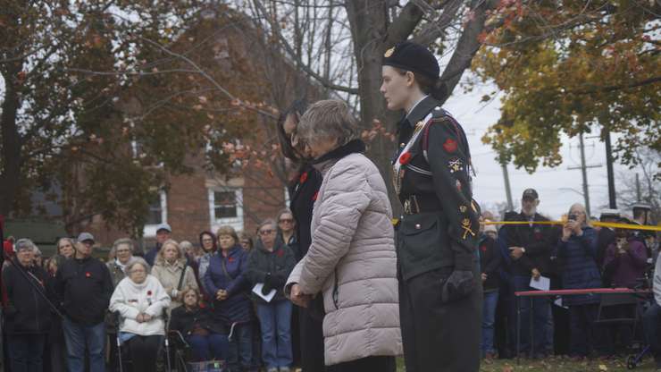 Memorial (Silver) Cross Mother Pat Poland. November 11, 2024. (Photo by Natalia Vega)