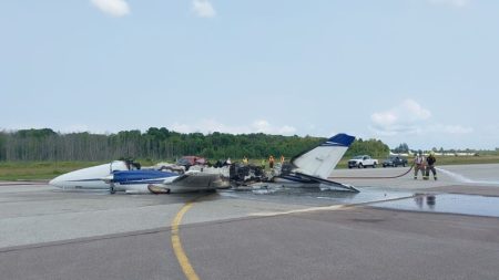 Plane crash at Lake Simcoe Regional Airport