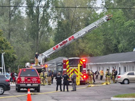 No injuries in motel fire