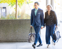 Carlos Guerra Guerra arrives at the London courthouse with his mother on Tuesday, Oct. 22, 2024. (Derek Ruttan/The London Free Press)