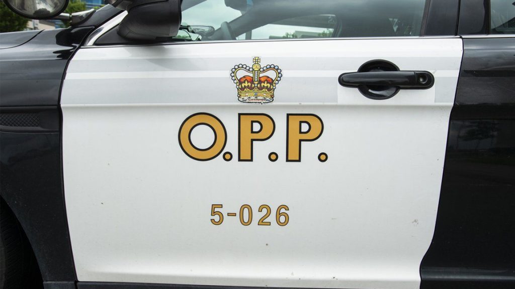 An Ontario Provincial Police cruiser