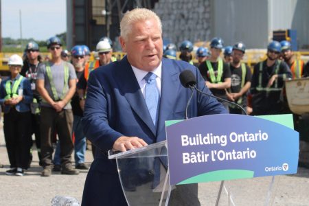 'A failed policy': Ford defends safe injection site closures during St. Catharines stop