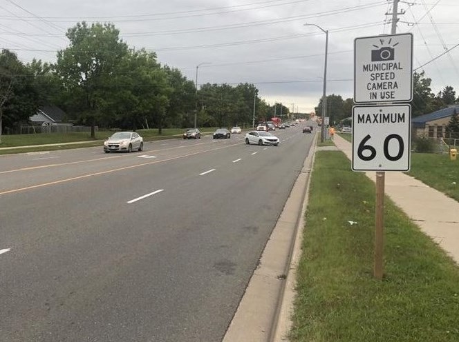 Photo of Automated Speed Camera Sign