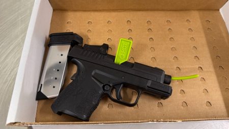 Barrie police arrest 3 men downtown and allegedly seize semi-automatic gun, drugs