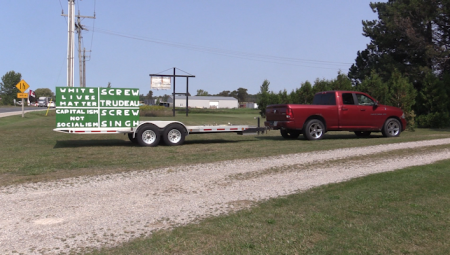 Billboard sparks controversy in Huron County