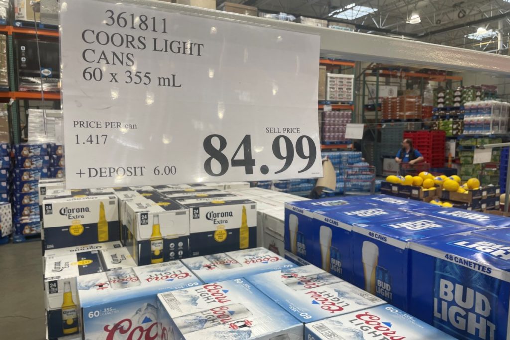 Burlington Costco starts selling bulk packs of beer