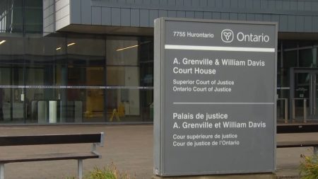 Exterior view of Ontario Superior Court in Mississauga.