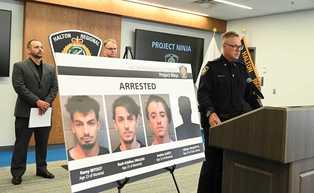 Halton Police bust major auto theft ring that got its start in Burlington