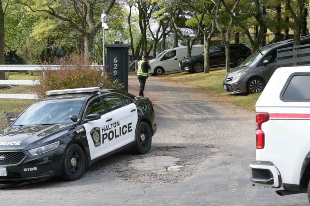 Halton police on site at Old York Road property for drug investigation