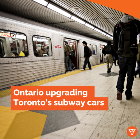 Ontario Investing $758 Million for TTC’s Line 2 Subway Cars
