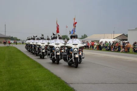 Ontario Provincial Police Golden Helmets Precision Motorcycle Team to visit the Upper Ottawa Valley