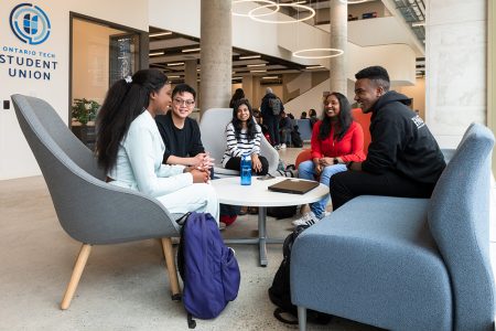 Shawenjigewining Hall at Ontario Tech University