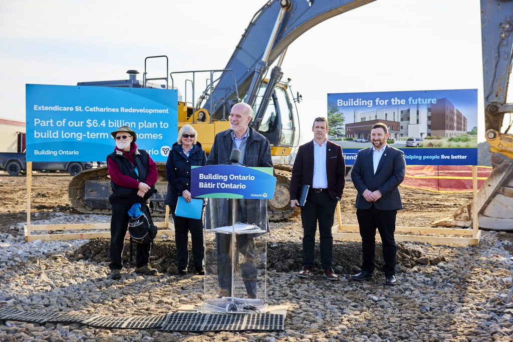 Ontario breaks ground on long-term care home in St. Catharines