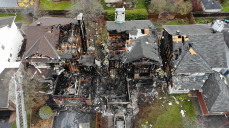 Orleans fire engulfs three single-family homes