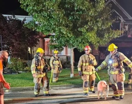 Penhale Ave fire causes severe damage Sunday night