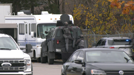 Police investigation on Bayfield Street after reports of an active shooter