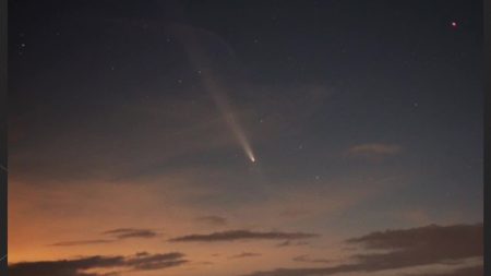 Rare Tsuchinshan Atlas comet spotted over Peterborough