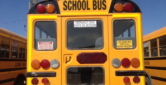 College bus crashes carrying kids in Whitby, Ontario school bus crash in whitby