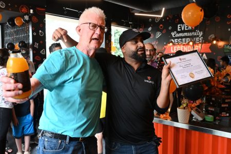 Shelby’s Legendary Shawarma opens new location in Burlington with busy opening day celebrations