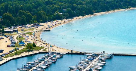 Small town in Ontario has white sand beaches and crystal blue water