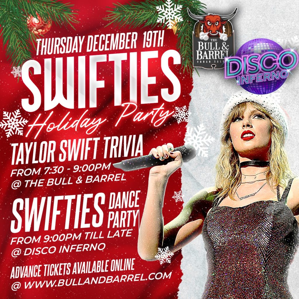 Swifties Holiday Party - Windsor & Essex County Events | windsoriteDOTca News