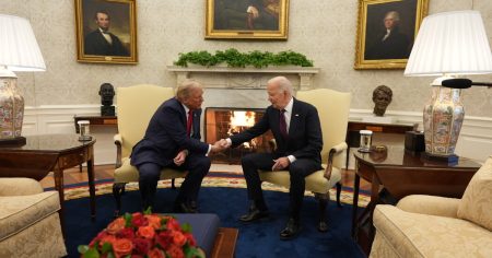 Trump and Biden Meet at the White House