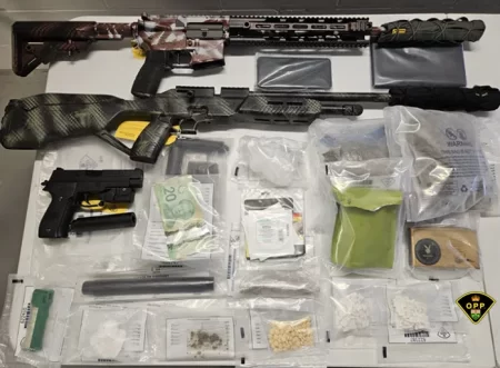 Two facing numerous drug charges following Renfrew traffic stop