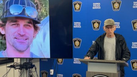 Sarnia police news conference for Brad Ogilvie murder case