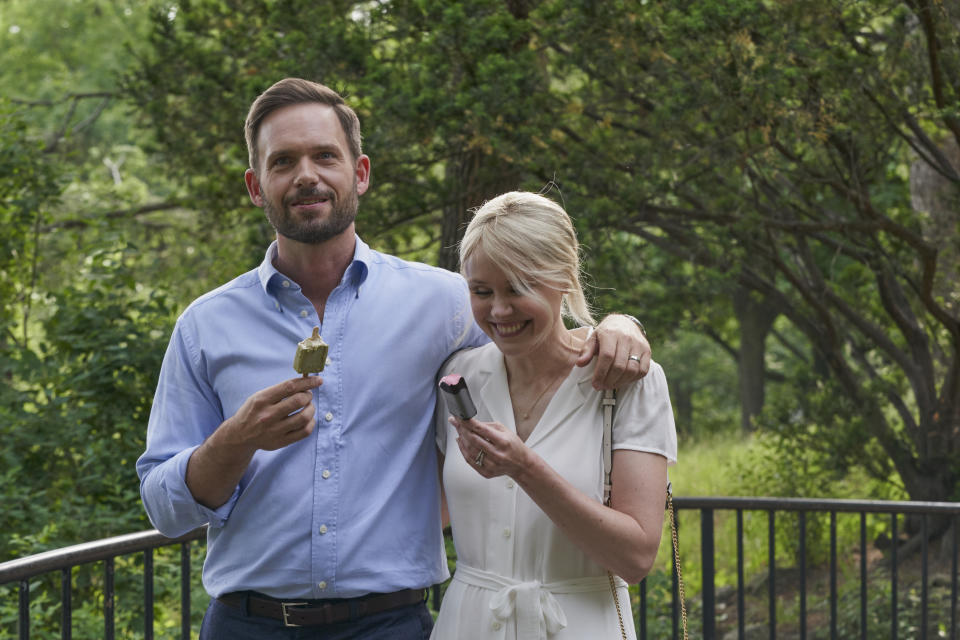 Patrick J. Adams as “Albert” and Alison Pill as “Charlotte” in the romantic comedy YOUNG WERTHER, a Lionsgate release. (Lionsgate)