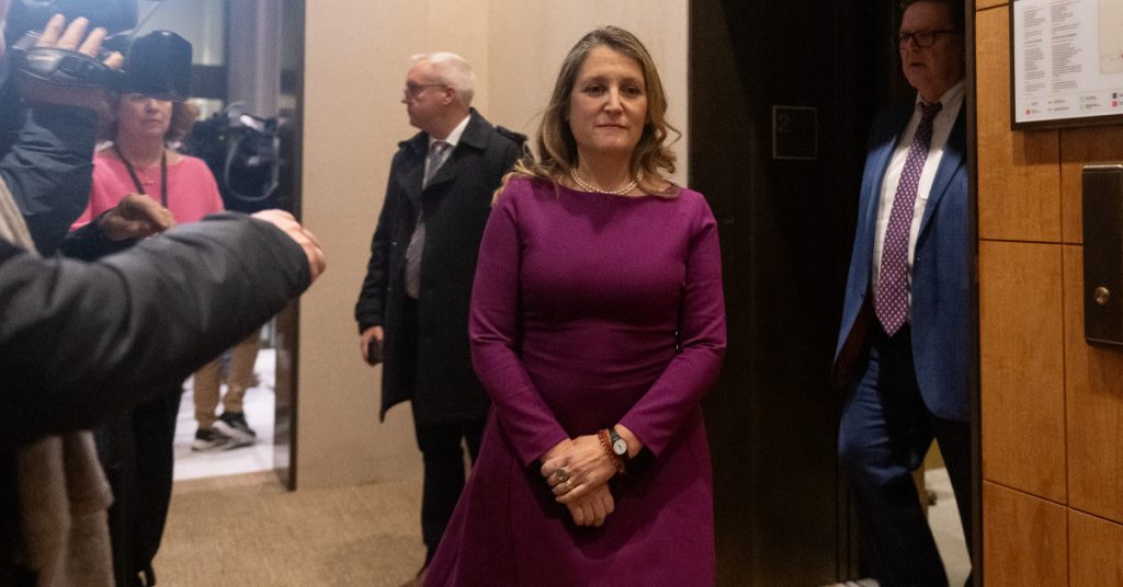 Chrystia Freeland’s resignation points to final breakdown of cabinet government