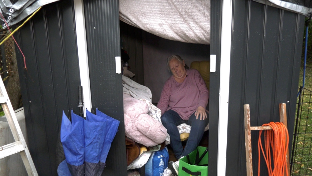 Housing prices drive Midland senior to dwell in her yard shed Housing costs force Midland senior to live in her backyard shed