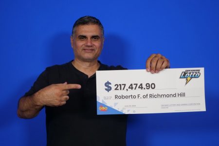 Lightning strikes twice with $217K jackpot for Richmond Hill man