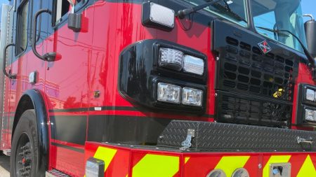 Parked car goes up in flames sending black smoke over Bryne Drive parking lot