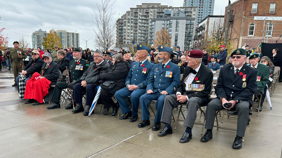Remembrance Day ceremony honouring veterans held in Barrie Remembrance Day ceremony honouring veterans held in Barrie