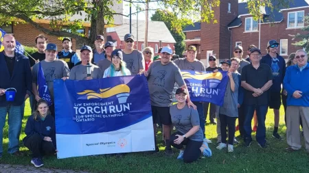 Renfrew and Arnprior unite to support Special Olympics during Law Enforcement Torch Run
