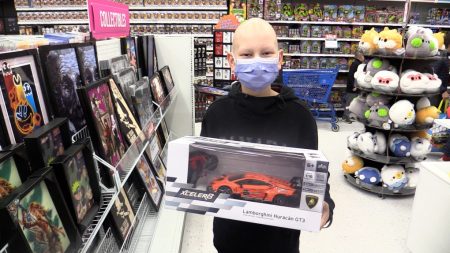TLC Foundation gives child cancer patients shopping trip