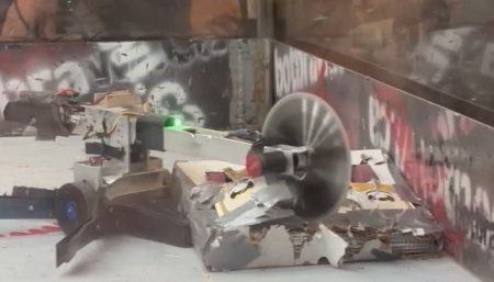 Tiny robots clash in Hamilton