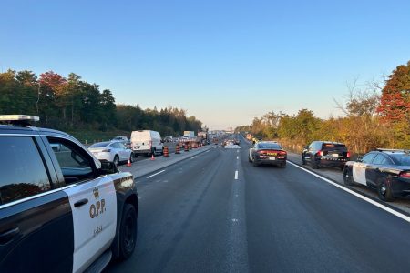 UPDATED: Two collisions close westbound 401 between Cambridge and Guelph