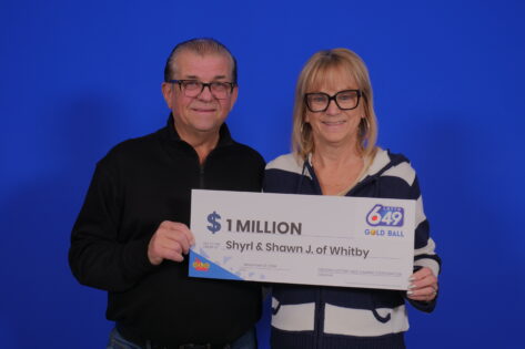 Whitby couple celebrating $1-million lotto win Whitby couple celebrating $1-million lotto win