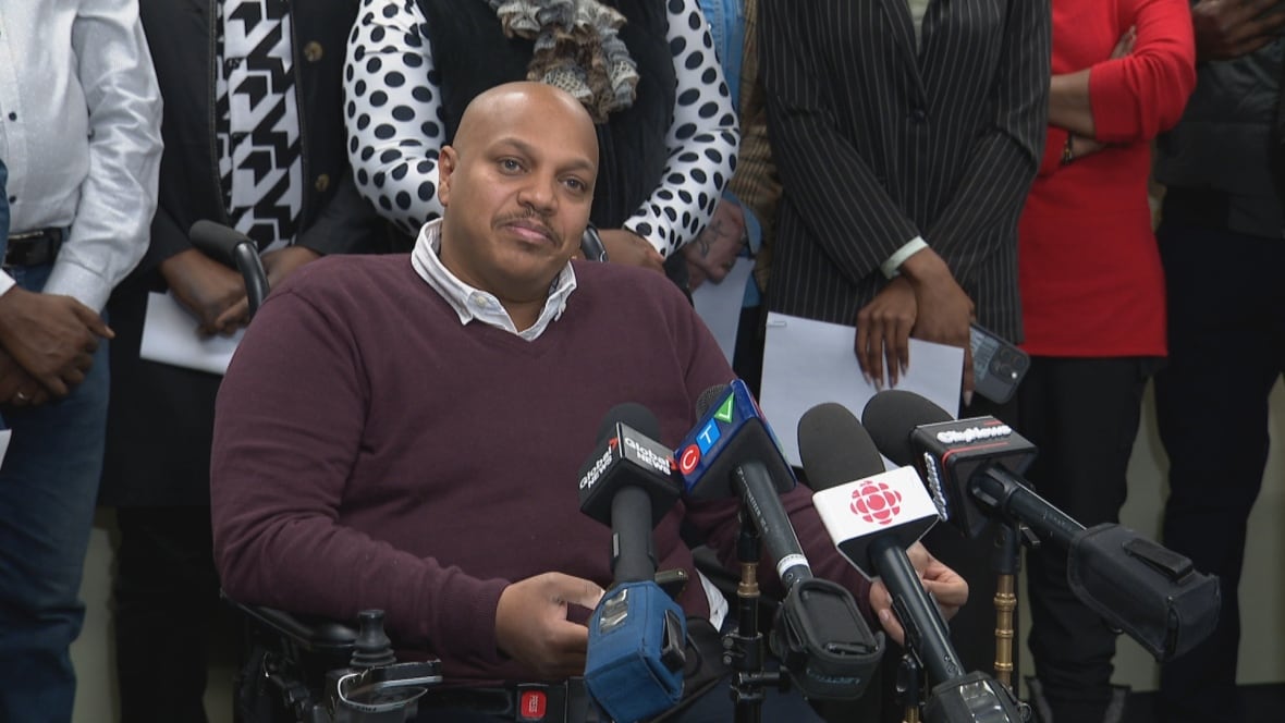 Saleh Sheihk, a member of the Crisis in Our City Network,