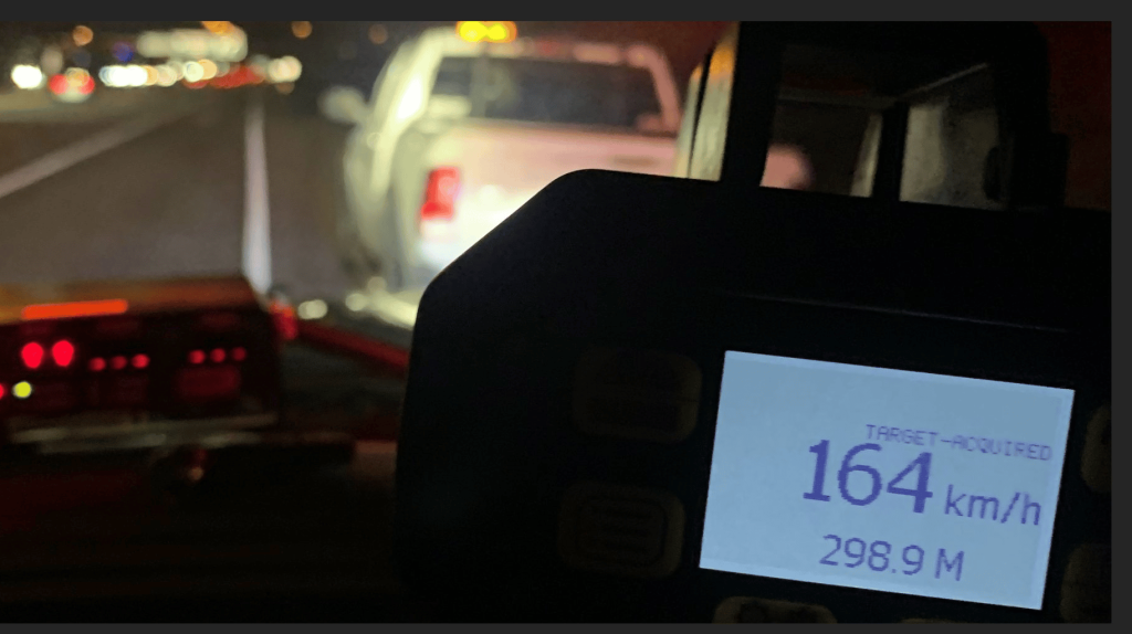 Driver clocked going 64 km/h over speed limit; another faces $5K fine