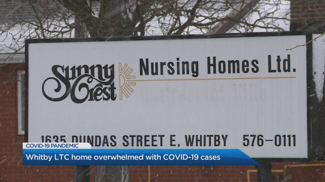Click to play video: 'Whitby, Ont. nursing home outbreak leaves families concerned'