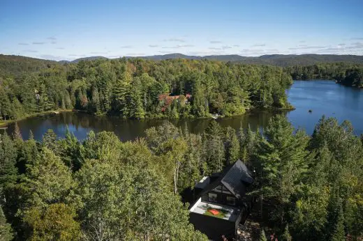 Canadian architecture news: buildings designs 47 House on Lake Arthur Québec Canada