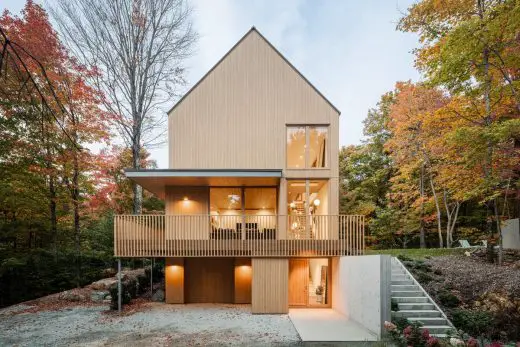 Canadian architecture news: buildings designs 13 Orford House Québec Canada residence