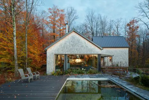 Canadian architecture news: buildings designs 12 Seasonal House Québec Canada residence
