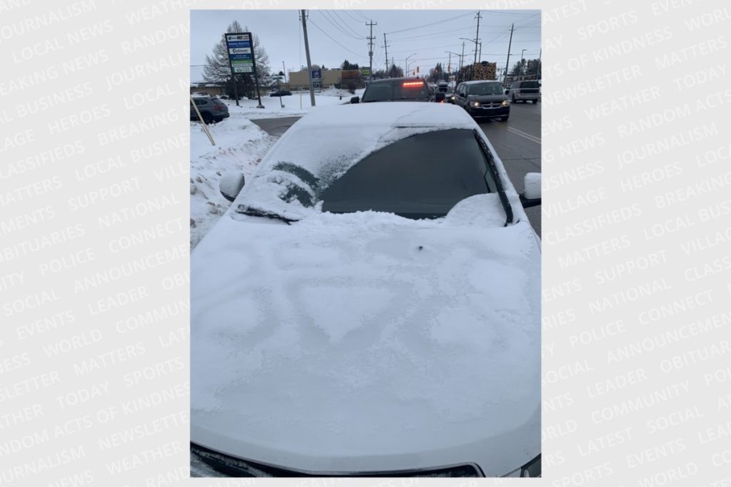 Fergus man charged after not clearing snow off automobile Fergus man charged after not clearing snow off car